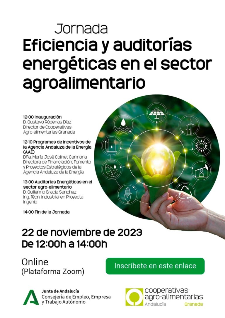 Jornada sobre eficiencia energética en el sector agroalimentario