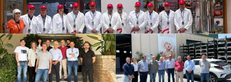 La Consejería de Agricultura visita 3 cooperativas-OPFH para comprobar el resultado de la inversión en el sector  