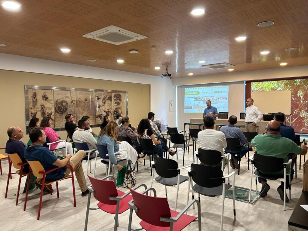 Jornada de prevención de riesgos laborales para mandos intermedios  de cooperativas