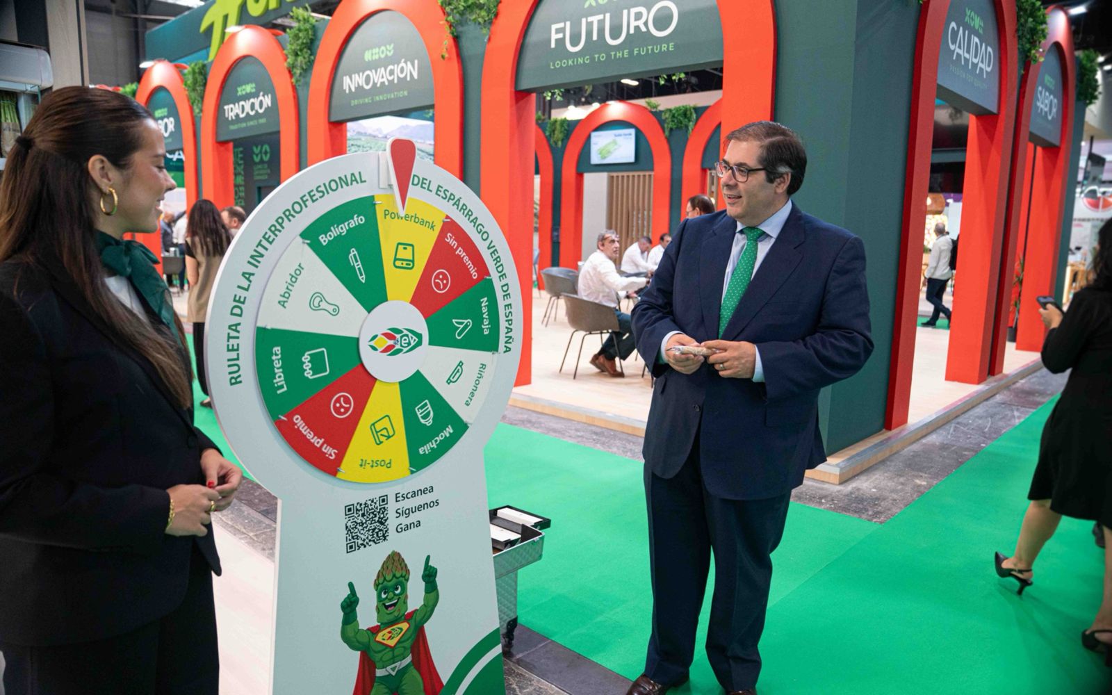 El espárrago verde español refuerza su liderazgo y conquista nuevos horizontes comerciales en Fruit Attraction 2026